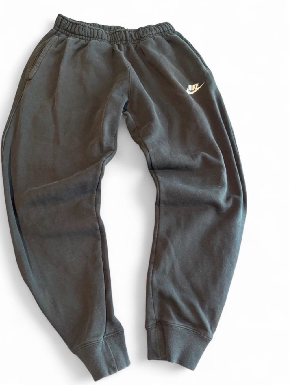 Nike Black Joggers with White Logo